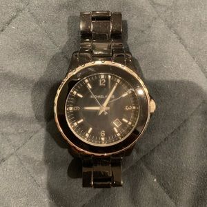 Michael Kors Black strap watch